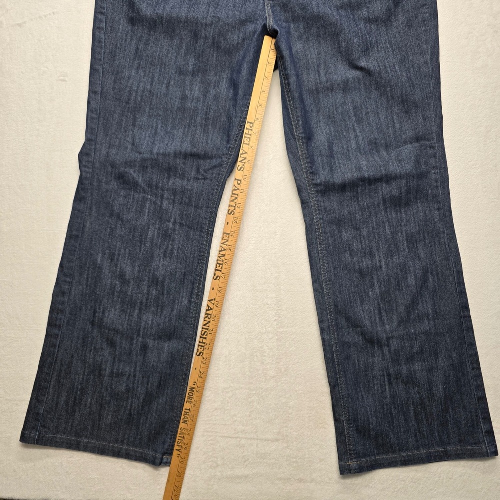 Merona Bootcut Jeans Dark‎ Wash Stretch Classic Mid Rise Women 20W - Picture 7 of 8